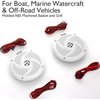 Pyle 6.5" Marine Speaker Pair Led Lights, PLMRS63WL PLMRS63WL